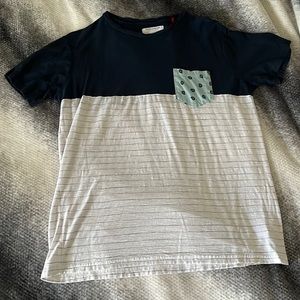 Denim and Flower Tee